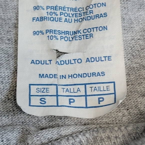 Terry Factor logo shirt Size Small gray - Picture 3 of 7